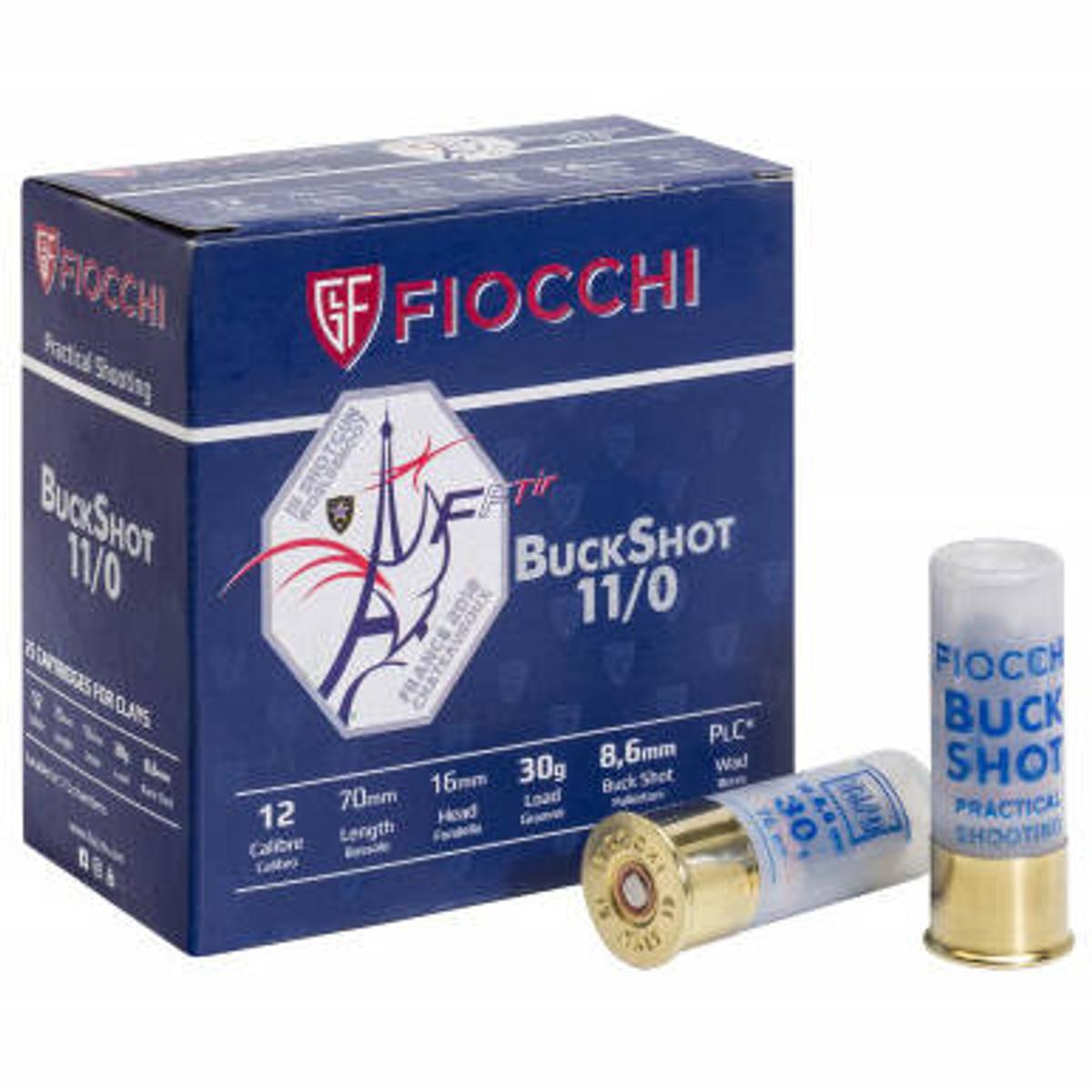 fiocchi buckshot practical shooting 30g 8 6mm