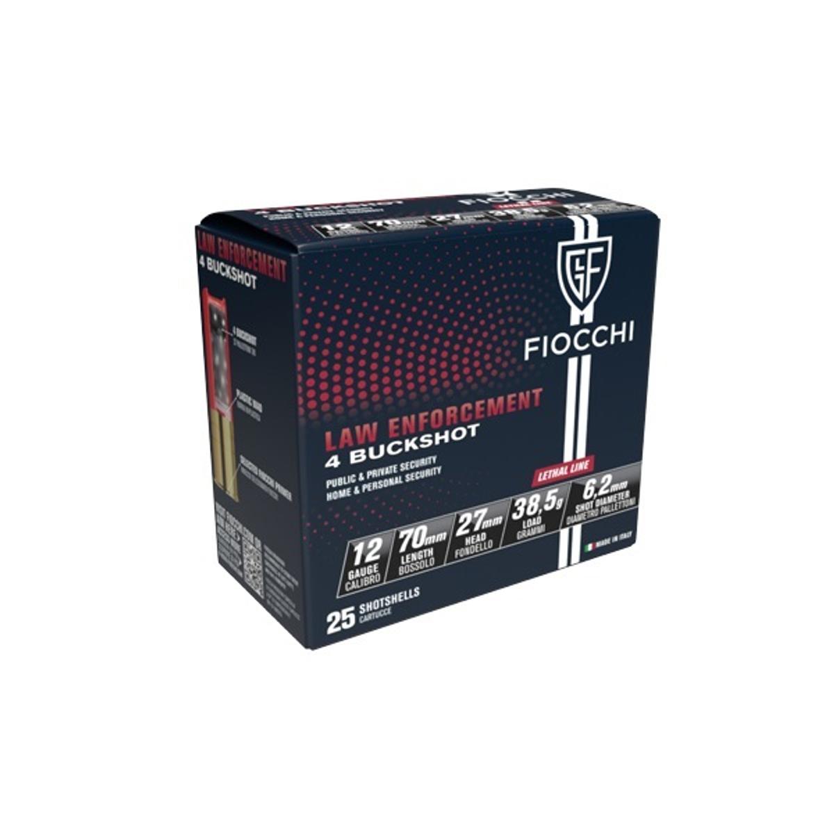 fiocchi 12 70 law enforcement buckshot 33 5g