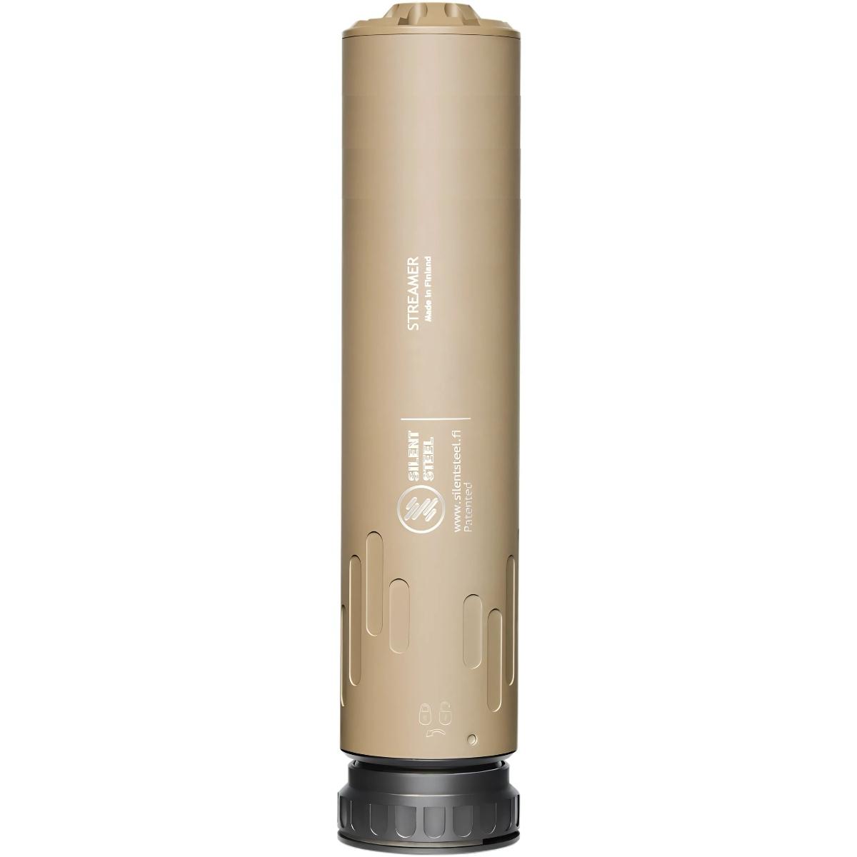 silent steel tlumik flow streamer steel 5 56 qdl magpul fde st556fde ss qdl