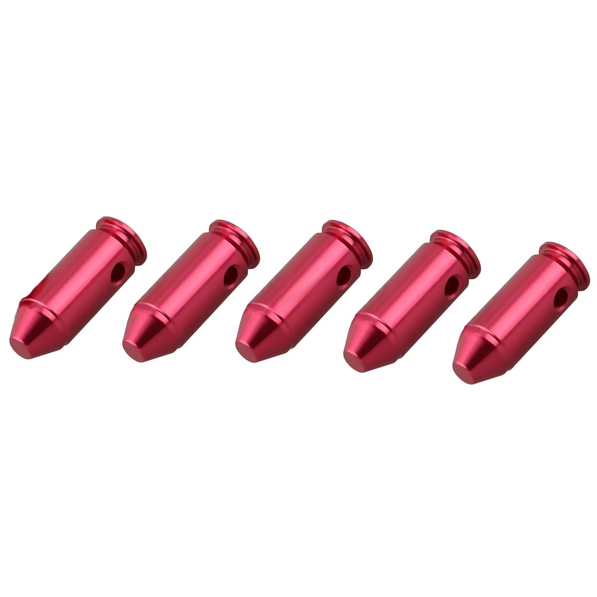 gunpany zbijaki snap caps 40 s w aluminium 6 sztuk czerwone scsc 09