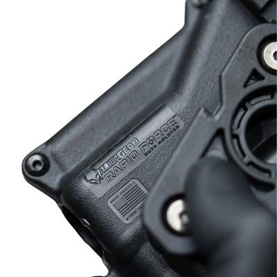 alien gear holsters kabura lv3 do pistoletu glock 19 23 44 45 17 22 47 z latarka rapid force duty prawa czarna r3 m 0057 bk rh l