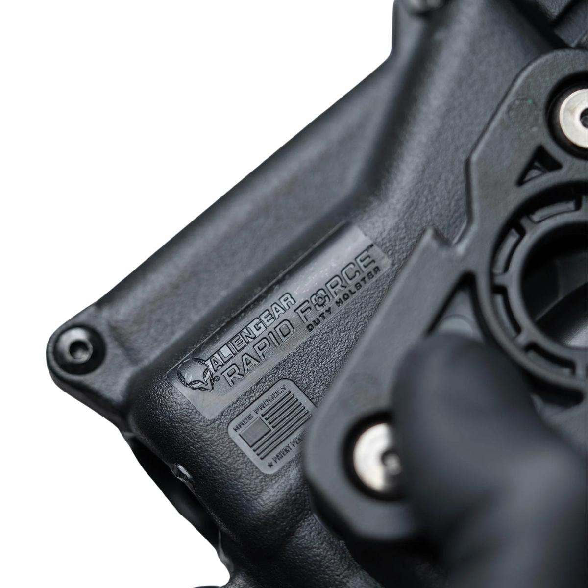 alien gear holsters kabura lv3 do pistoletu glock 19 23 44 45 17 22 47 z latarka rapid force duty prawa czarna r3 m 0057 bk rh l