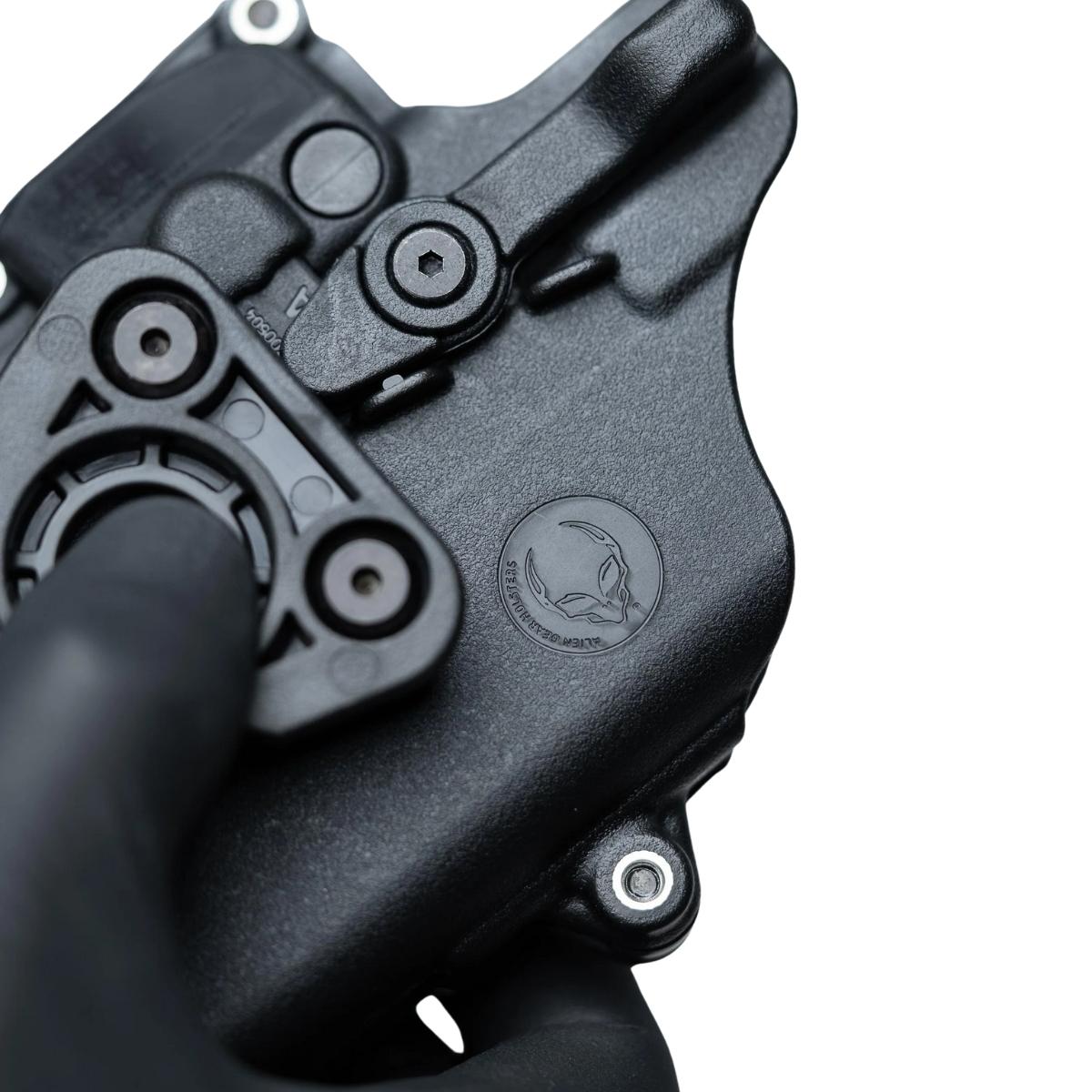 alien gear holsters kabura lv2 do pistoletu glock 19 23 44 45 pletwa z optyka z latarka rapid force slim prawa r2 p 0057 bk rh c