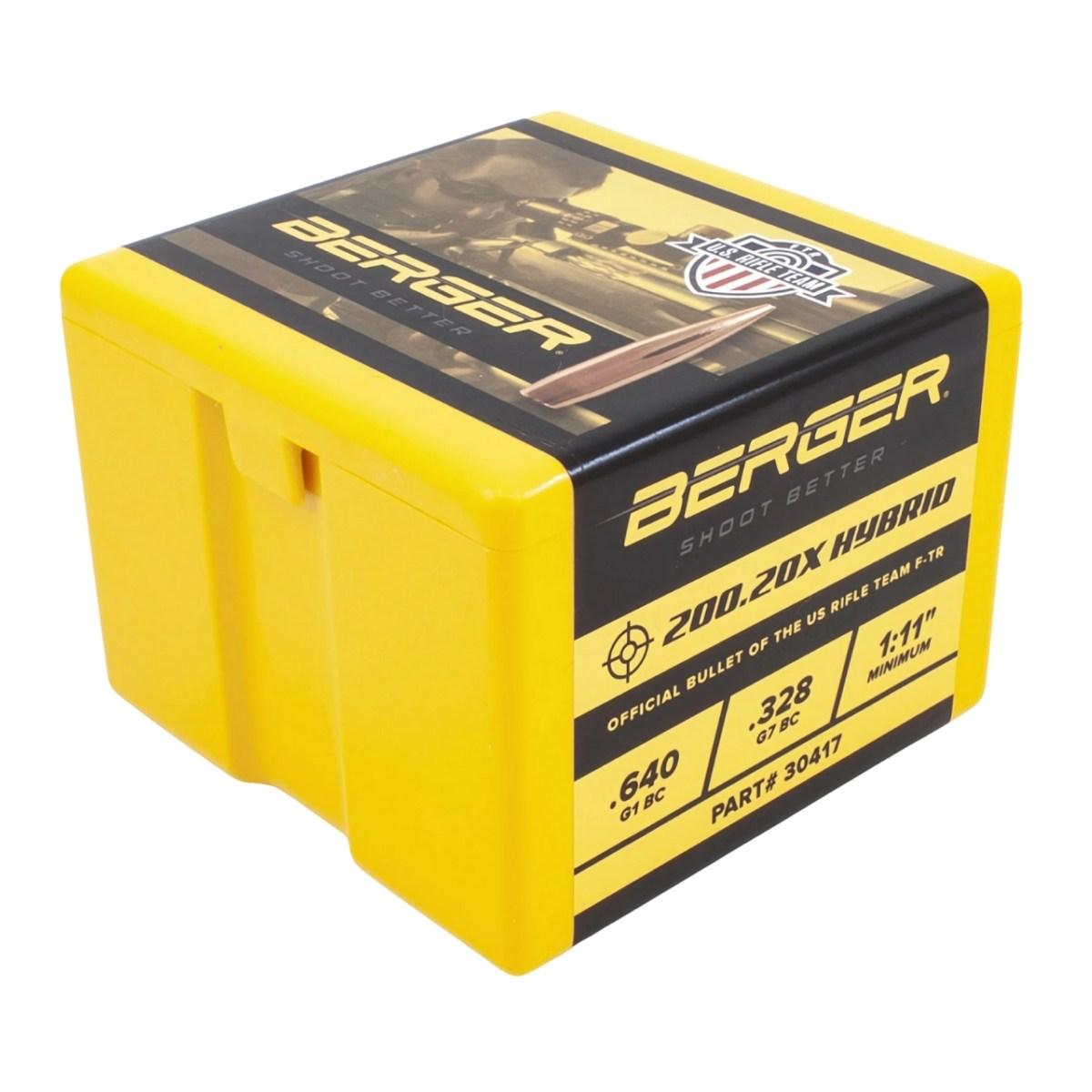 berger pociski 30 200 20x hybrid target 200 2gr nr 30417 100 szt