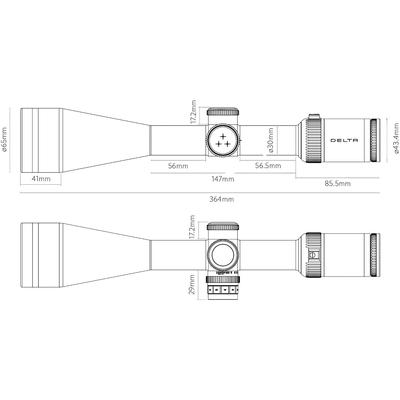 delta optical luneta celowniczna titanium hd 2 5 15x56 sf 4a s do 2453