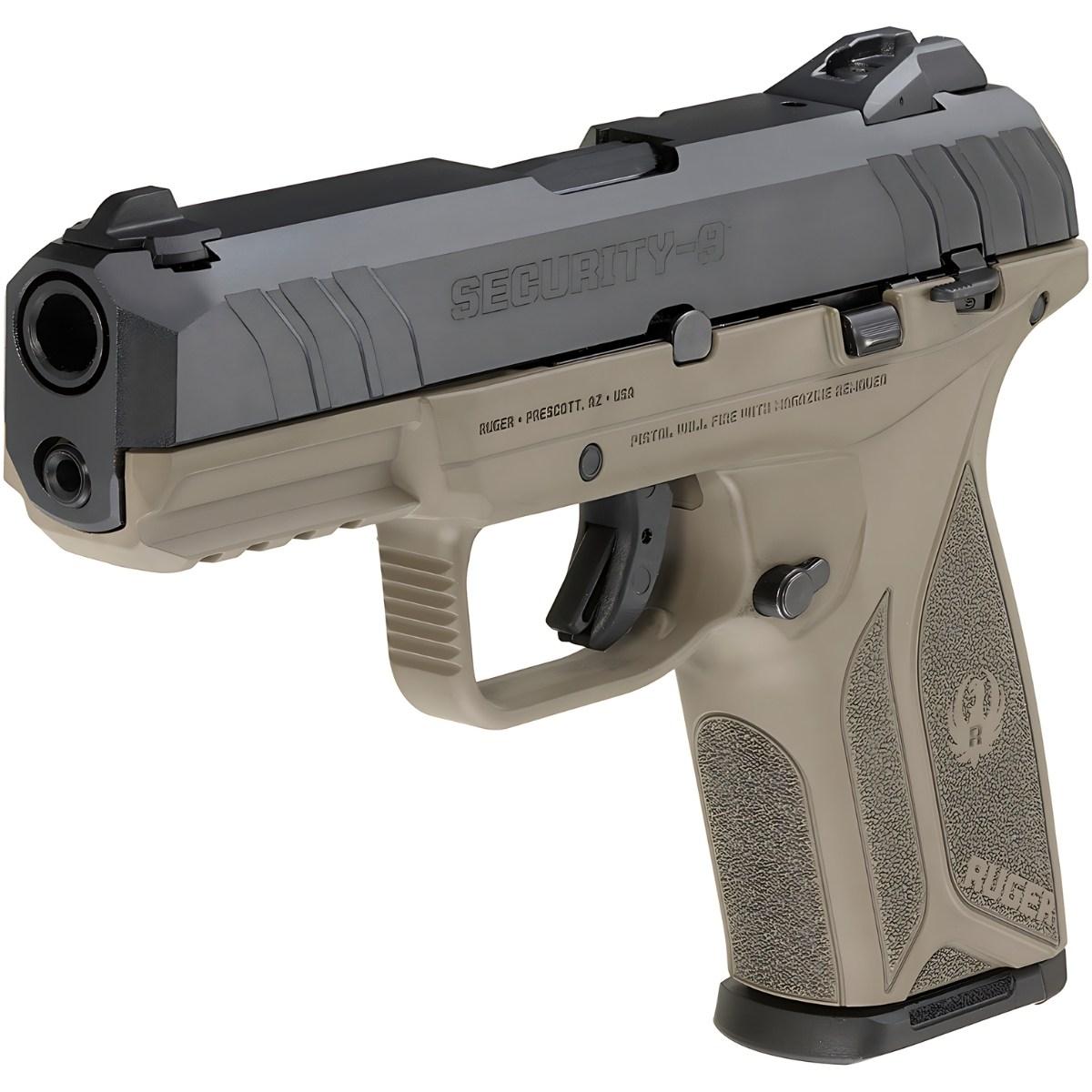 ruger security 9 black fde 3846
