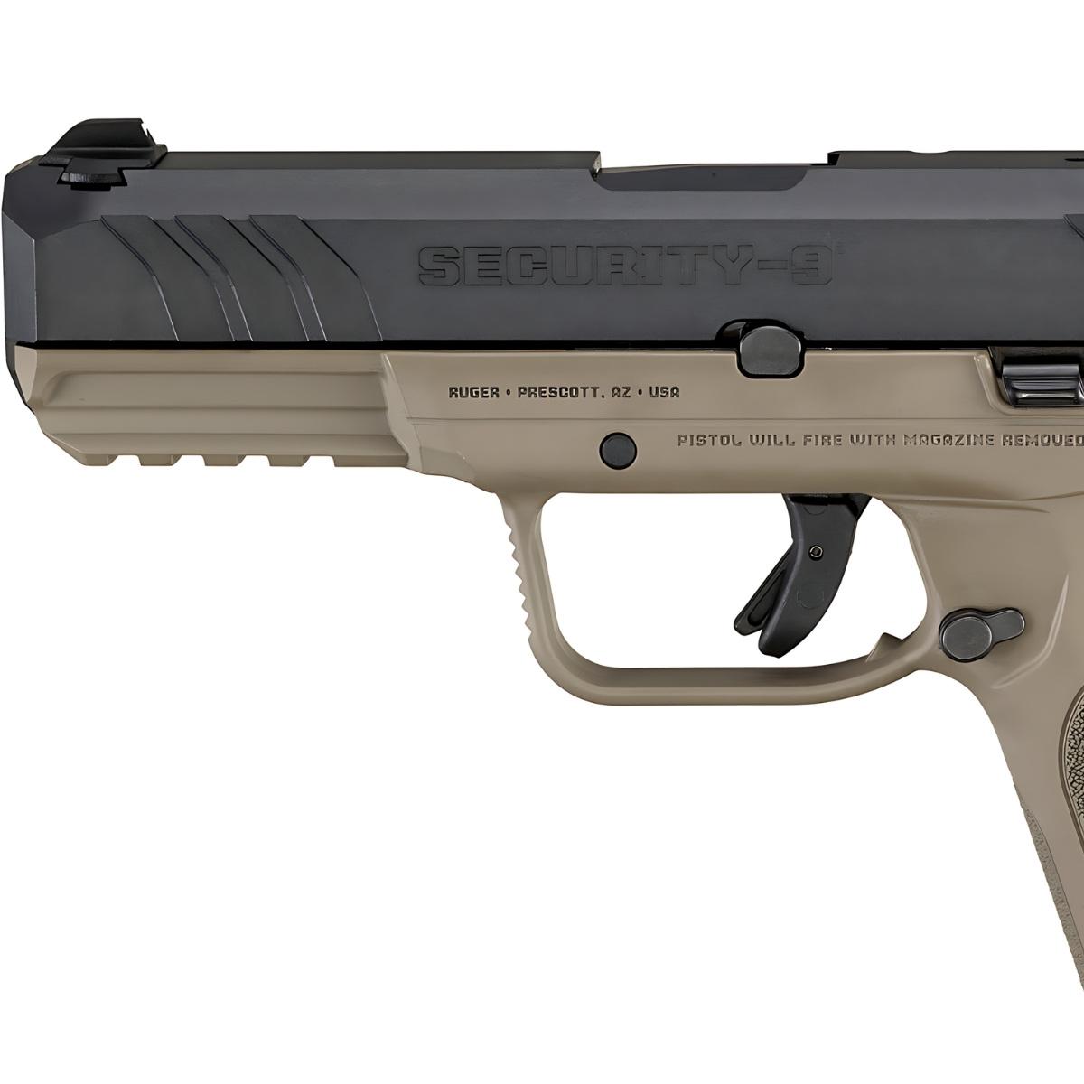 ruger security 9 black fde 3846