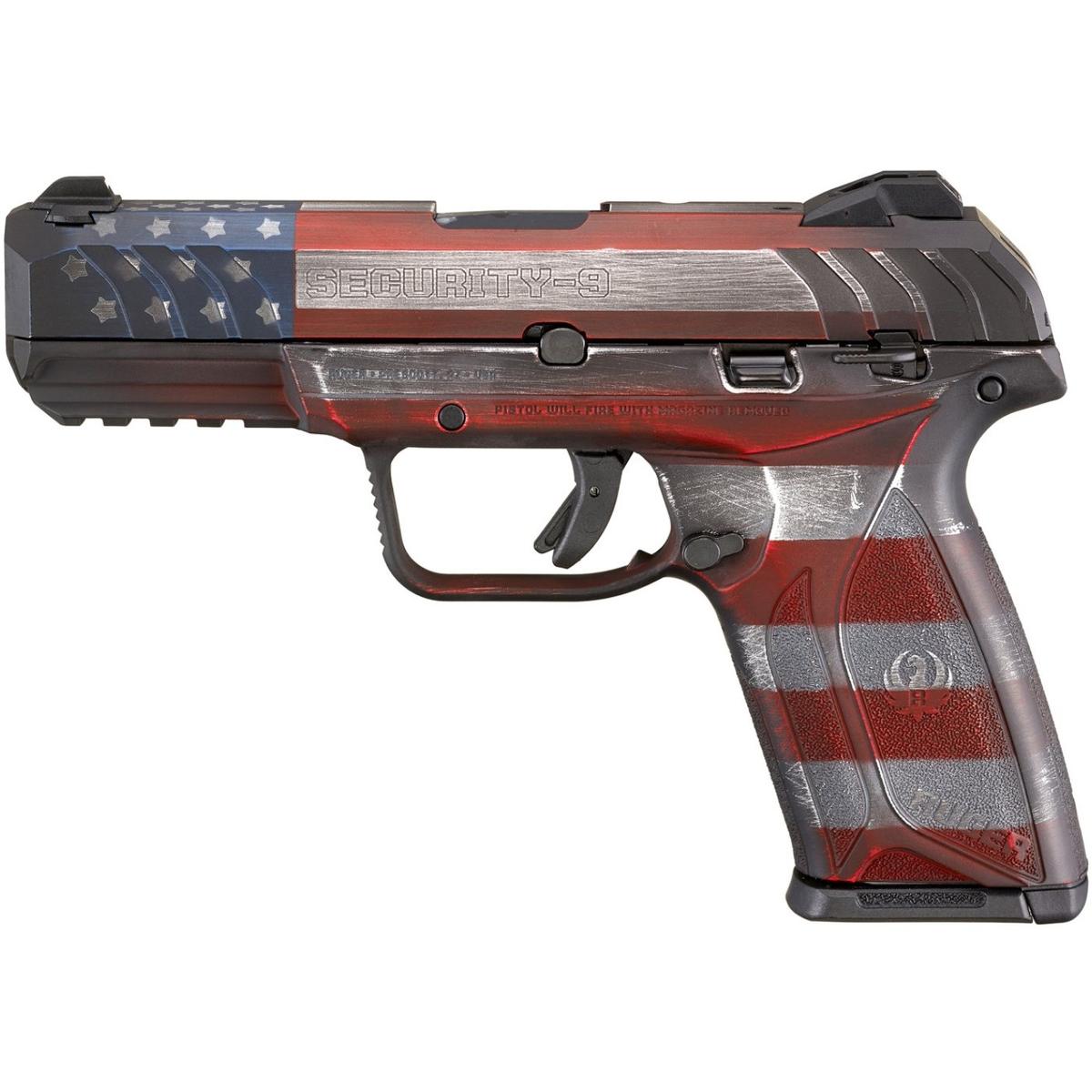 Ruger Security-9 Compact Battleworn Flag (3840)