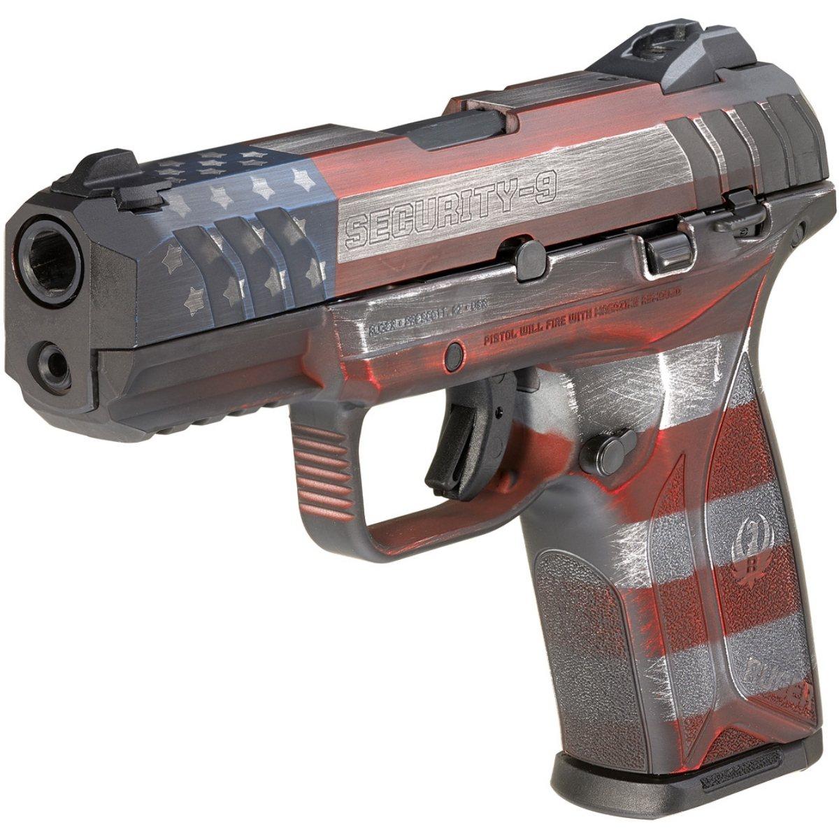 ruger security 9 compact battleworn flag 3840