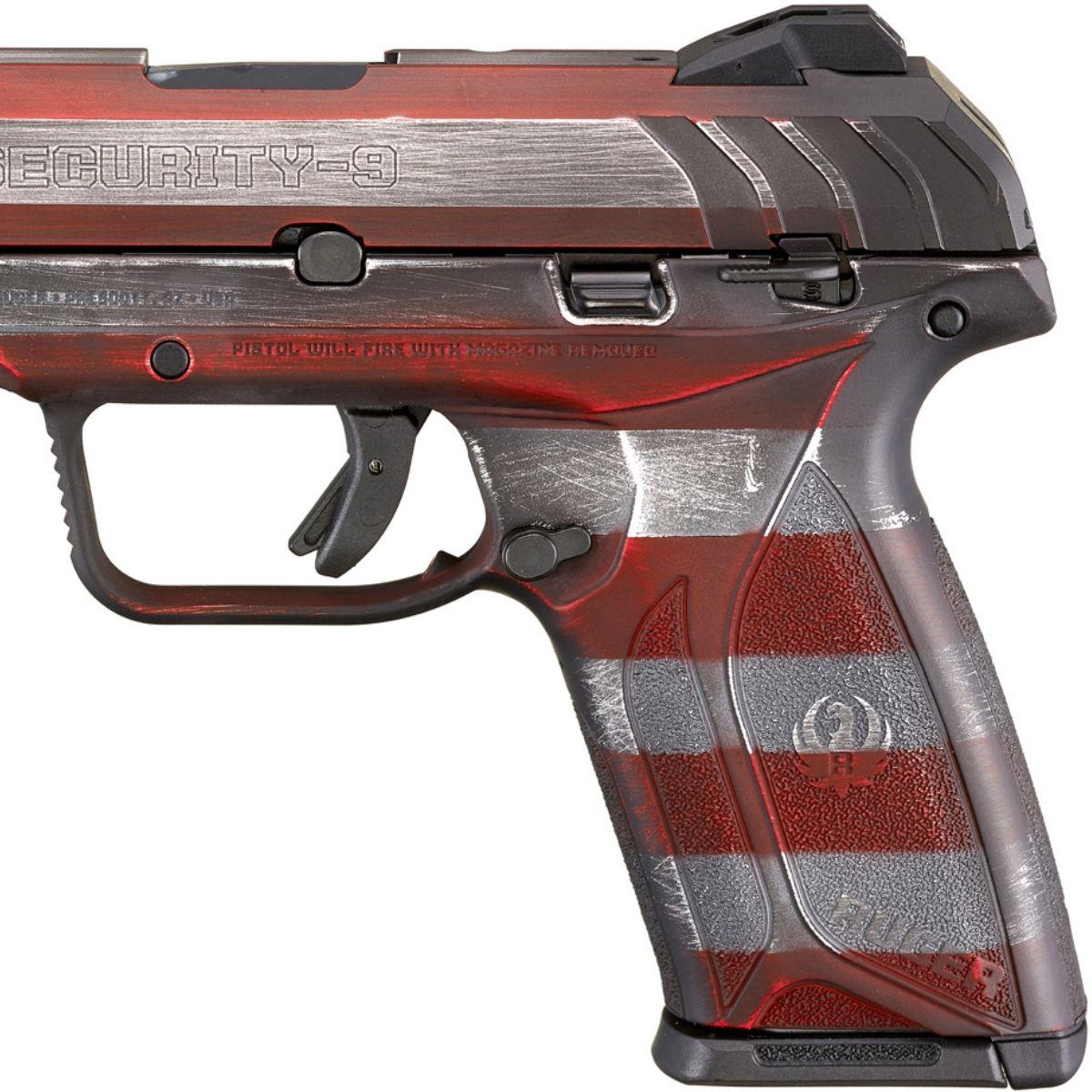 ruger security 9 compact battleworn flag 3840