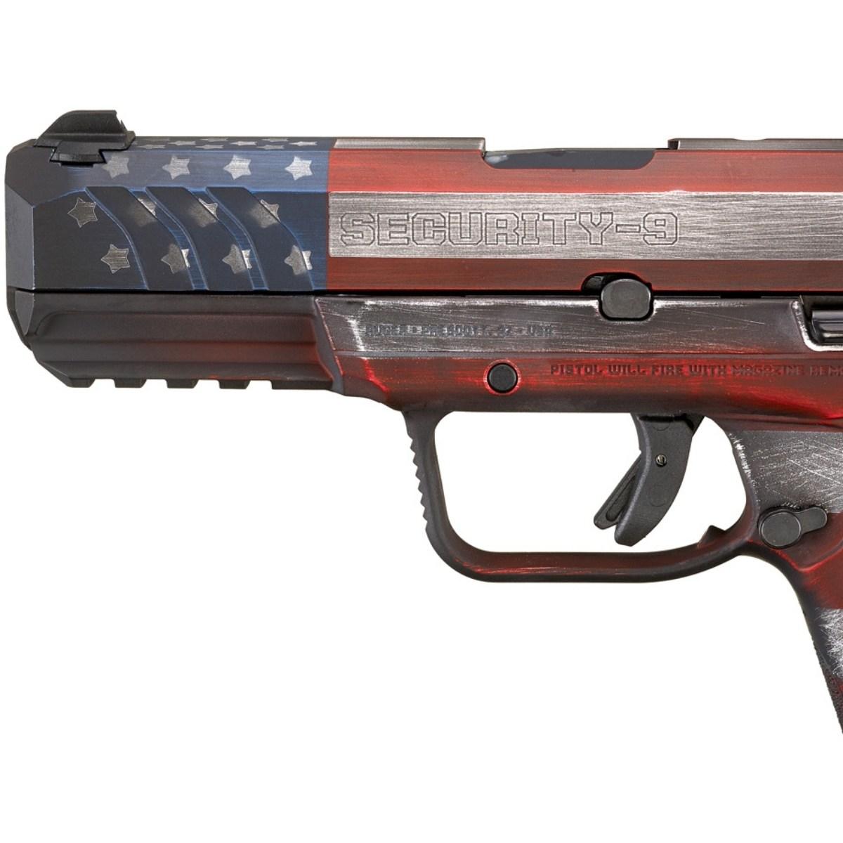 ruger security 9 compact battleworn flag 3840