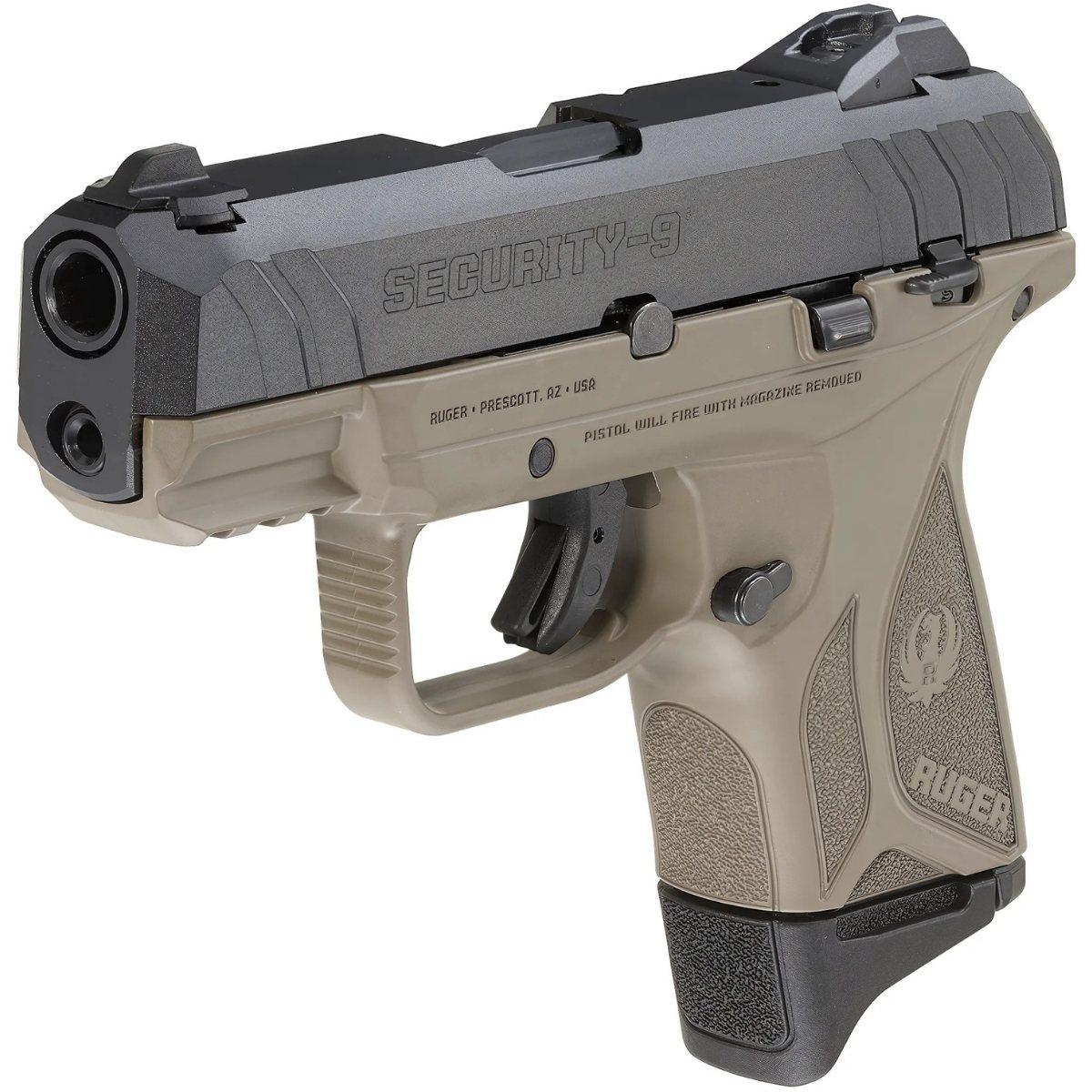 ruger security 9 compact black fde 3847