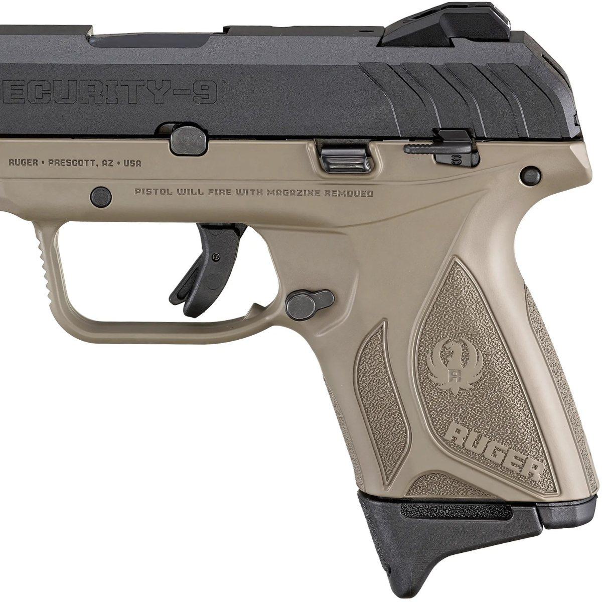 ruger security 9 compact black fde 3847