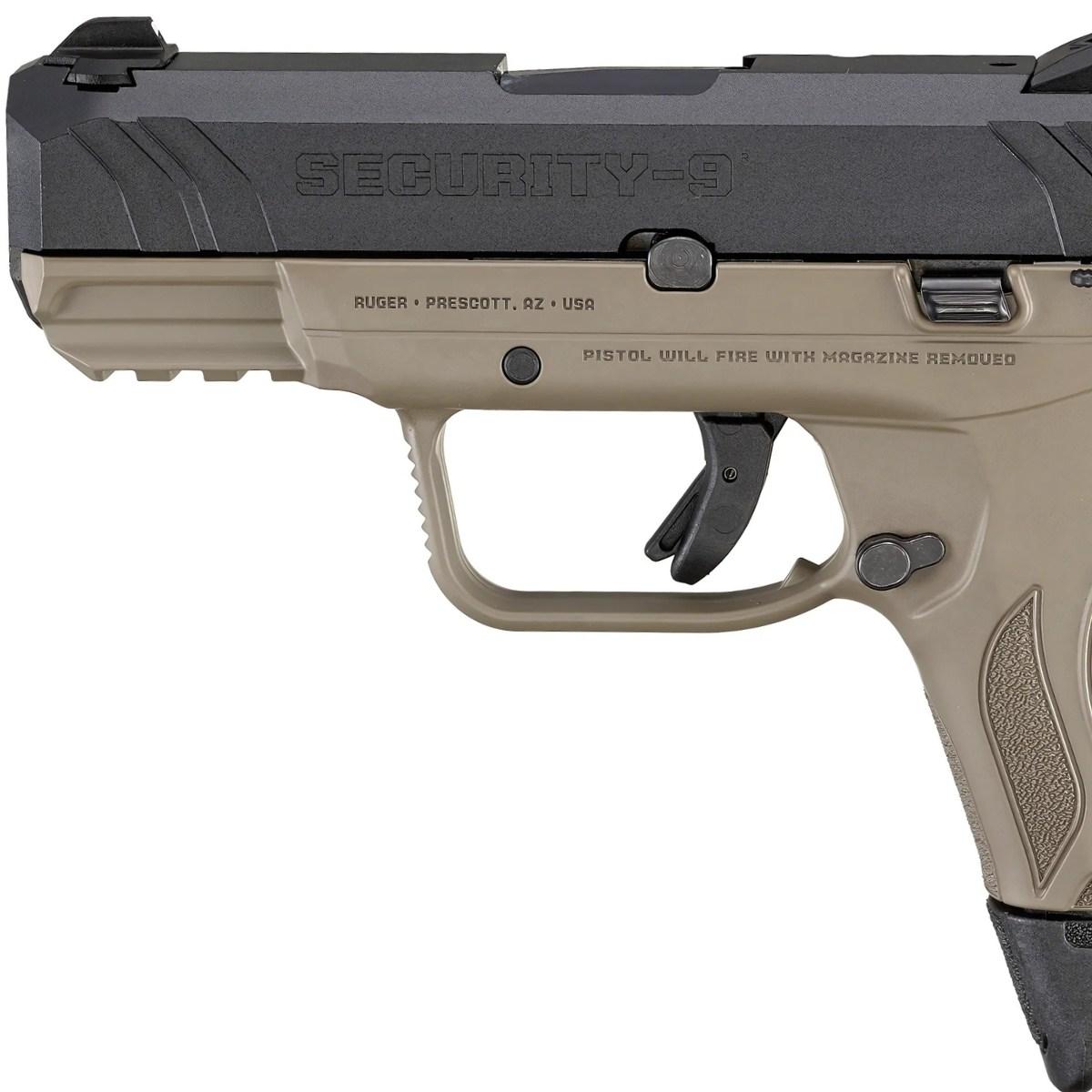 ruger security 9 compact black fde 3847