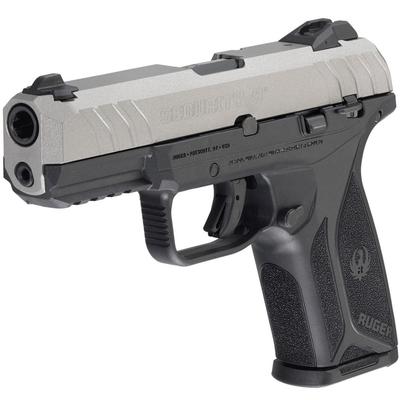 ruger security 9 silver black 3822