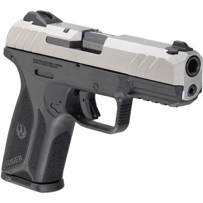 ruger security 9 silver black 3822