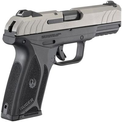 ruger security 9 silver black 3822