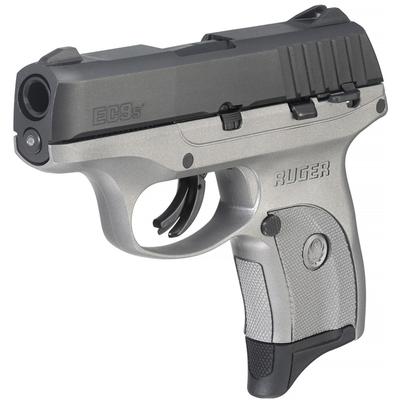 ruger ec9s bk silver 3290