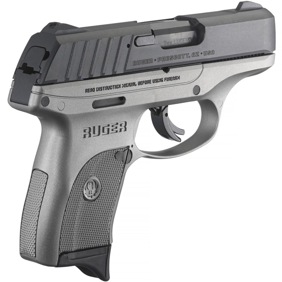 ruger ec9s bk silver 3290