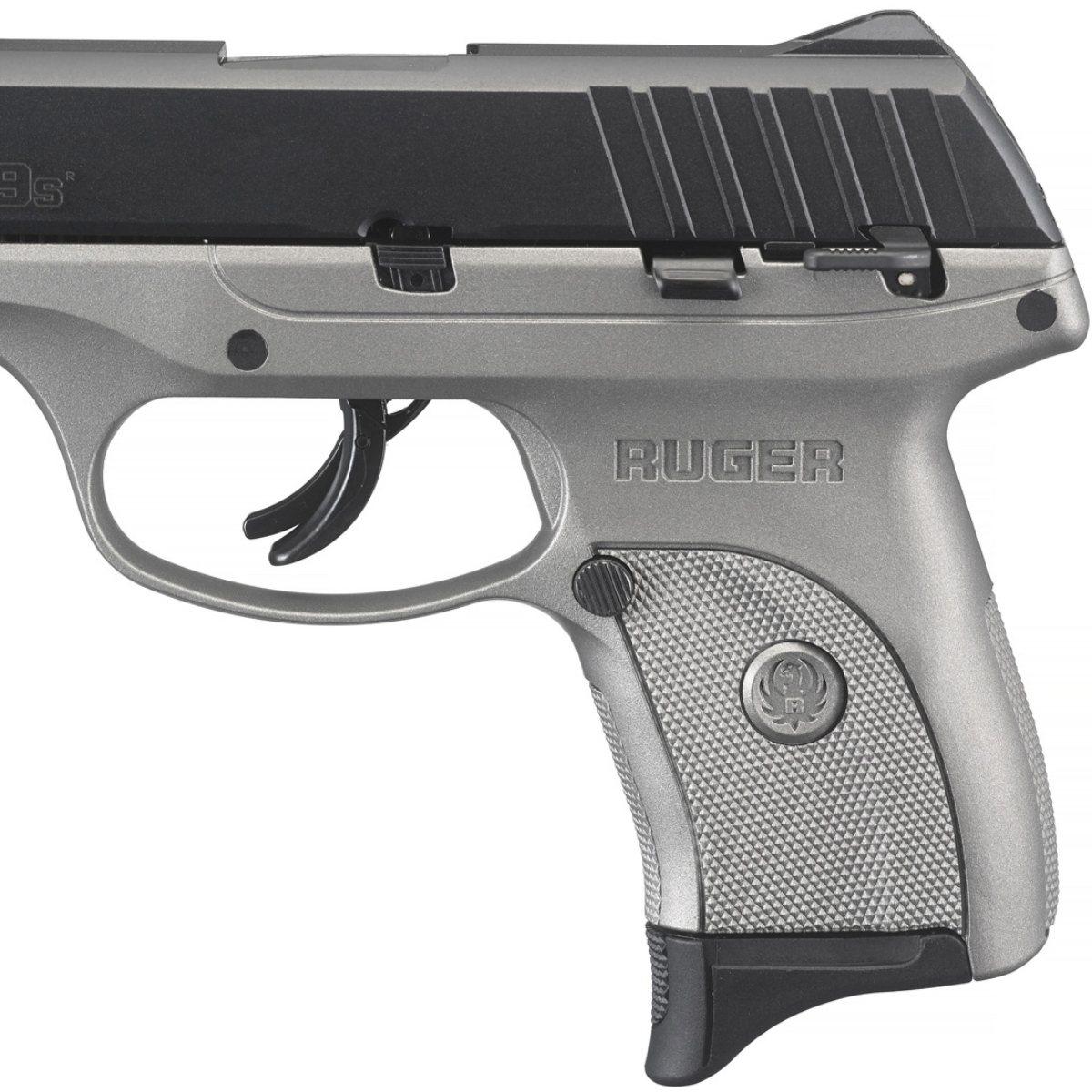 ruger ec9s bk silver 3290