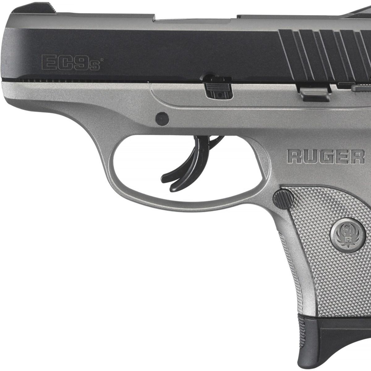 ruger ec9s bk silver 3290