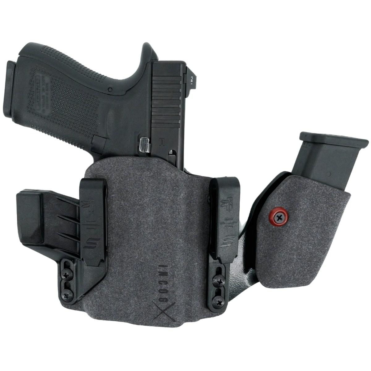 safariland kabura incog x iwb do pistoletu glock 17 19 w light w mag caddy prawa incog 0 835 a 7 cx1 61 mc