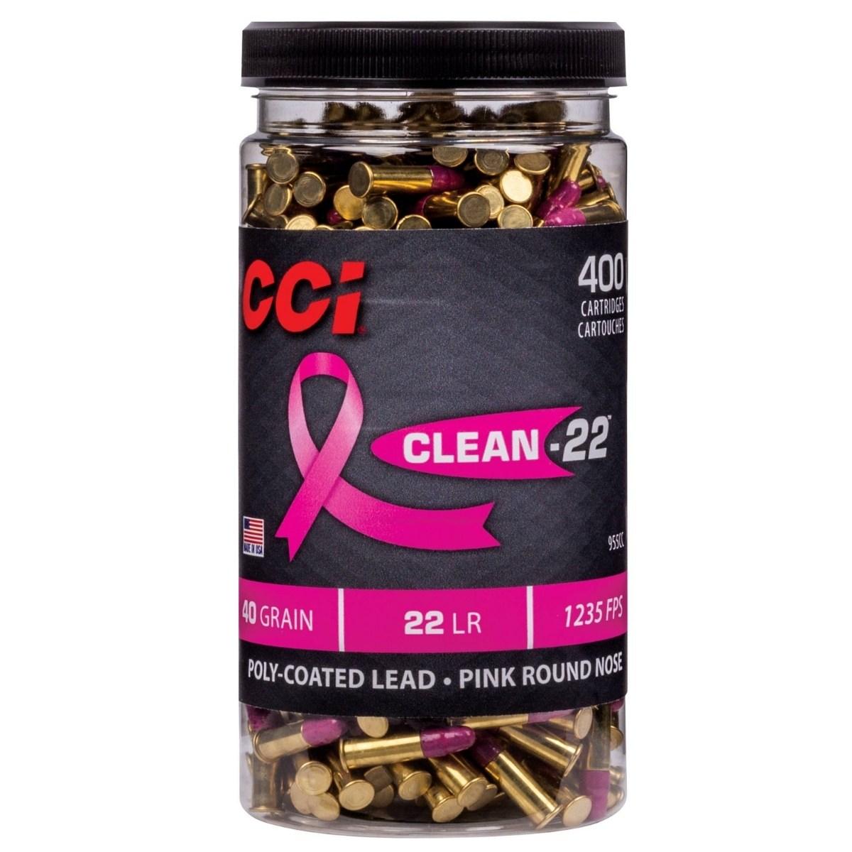 22 lr cci clean 22 pink hv 40gr