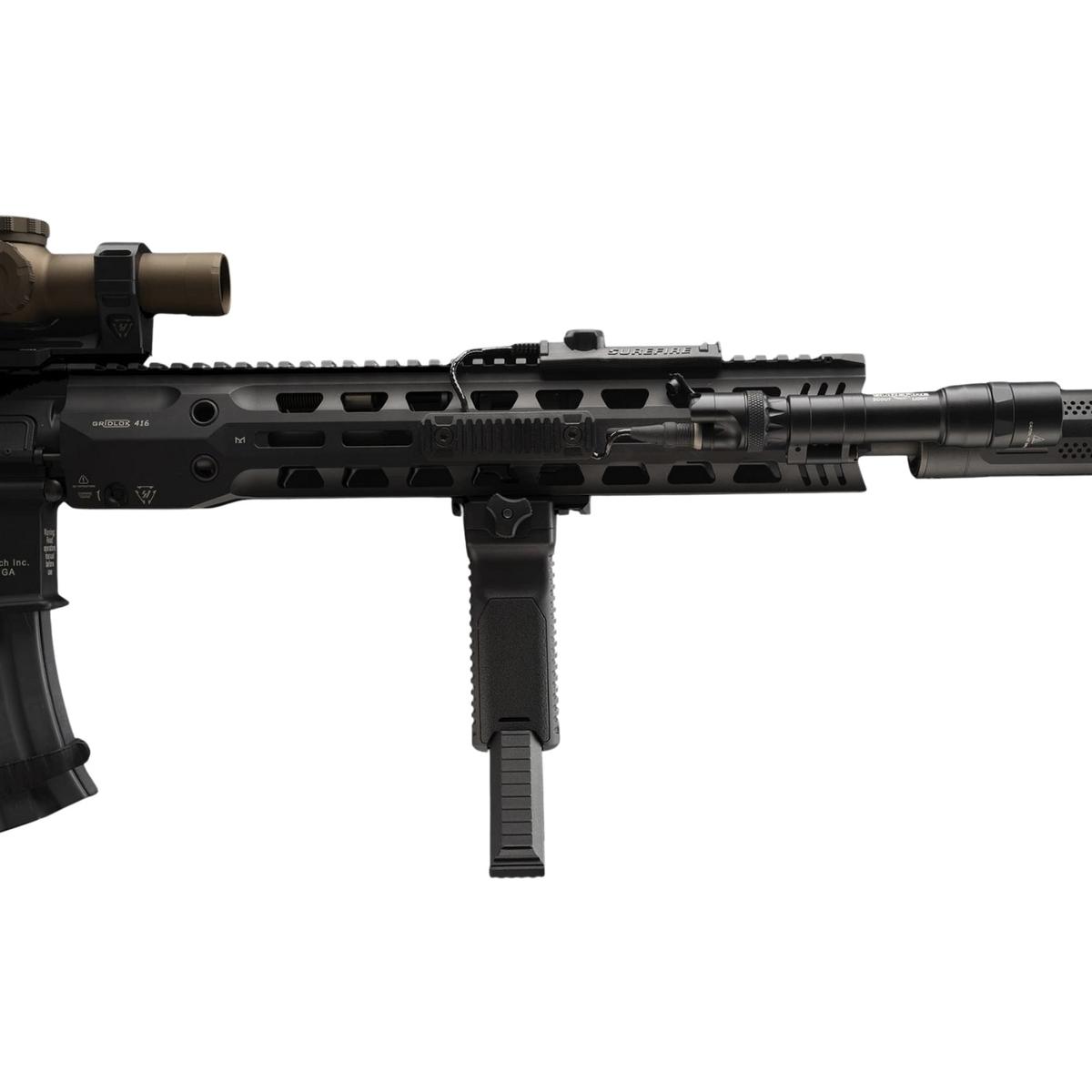 strike industries chwyt przedni z dwojnogiem strike picatinny czarny si ar bipod