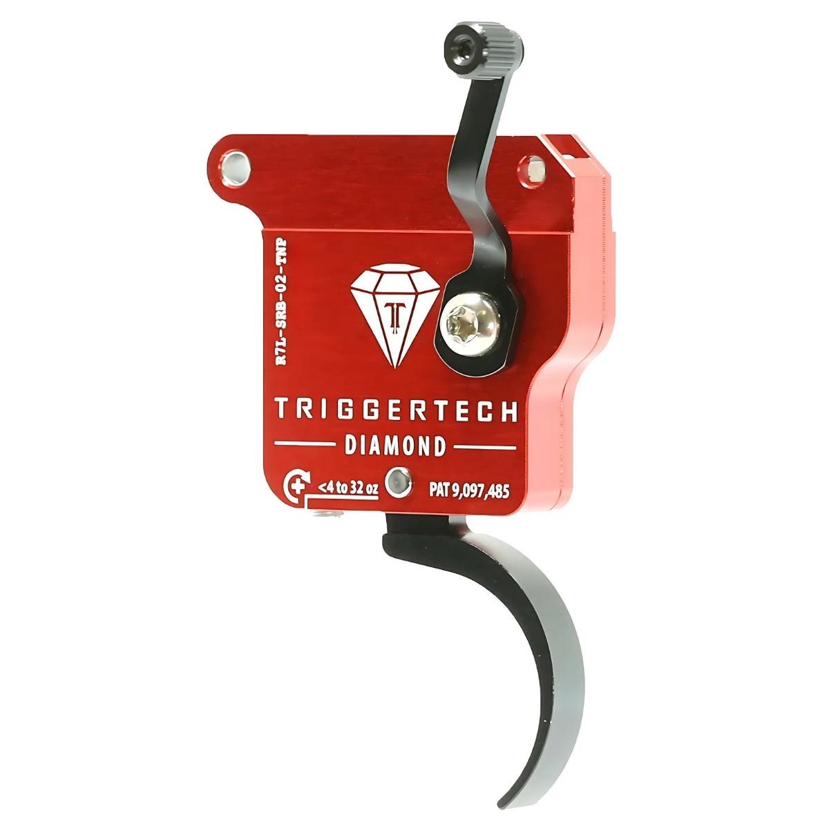 triggertech mechanizm spustowy rem700 diamond pro curved pvd black single stage lh r7l srb 02 tnp