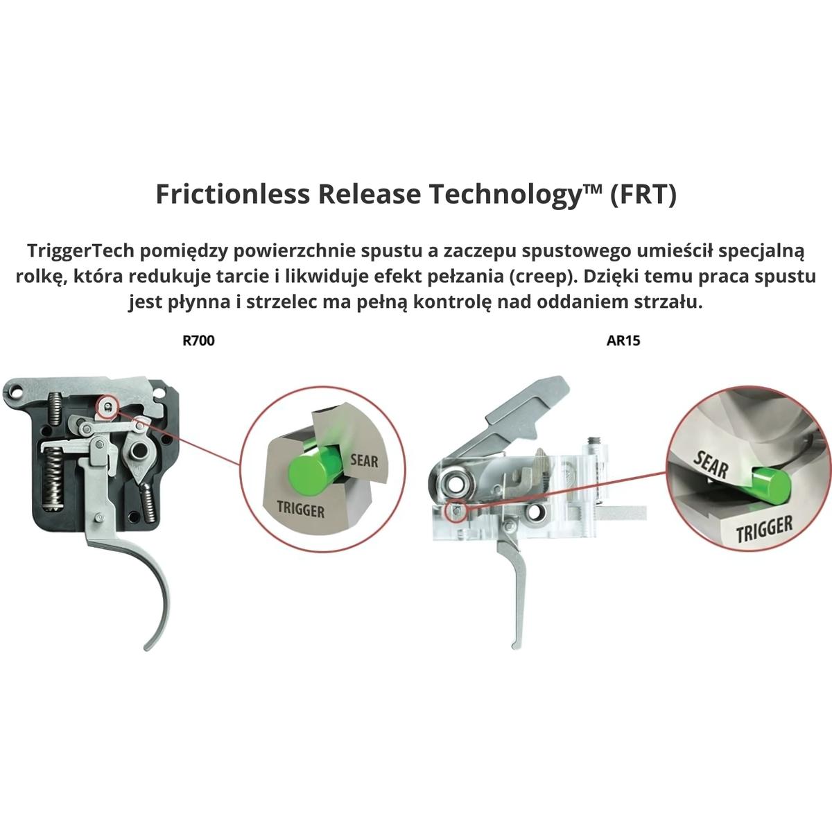 triggertech mechanizm spustowy rem700 diamond pro curved pvd black single stage lh r7l srb 02 tnp