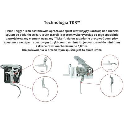 triggertech mechanizm spustowy rem700 diamond pro curved pvd black single stage lh r7l srb 02 tnp