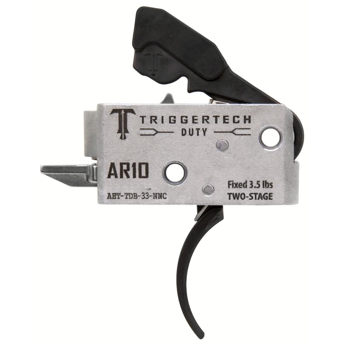 triggertech mechanizm spustowy duty do ar10 3 5lbs two stage curved aht tdb 33 nnc