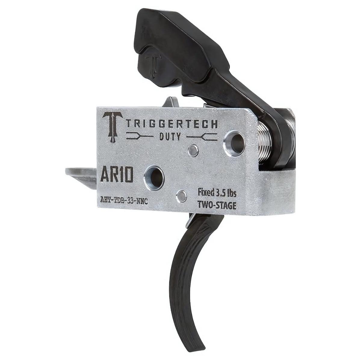 triggertech mechanizm spustowy duty do ar10 3 5lbs two stage curved aht tdb 33 nnc