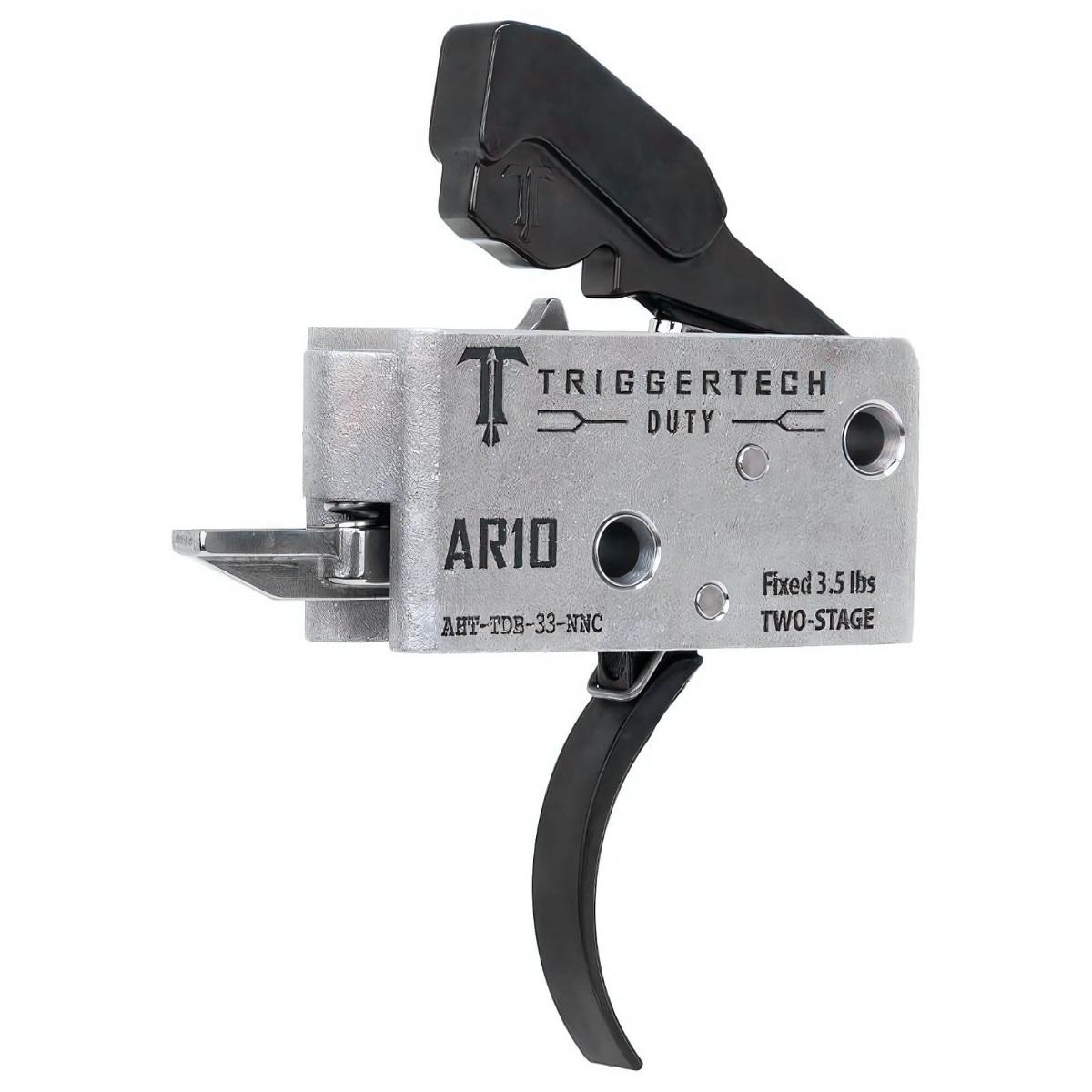 triggertech mechanizm spustowy duty do ar10 3 5lbs two stage curved aht tdb 33 nnc