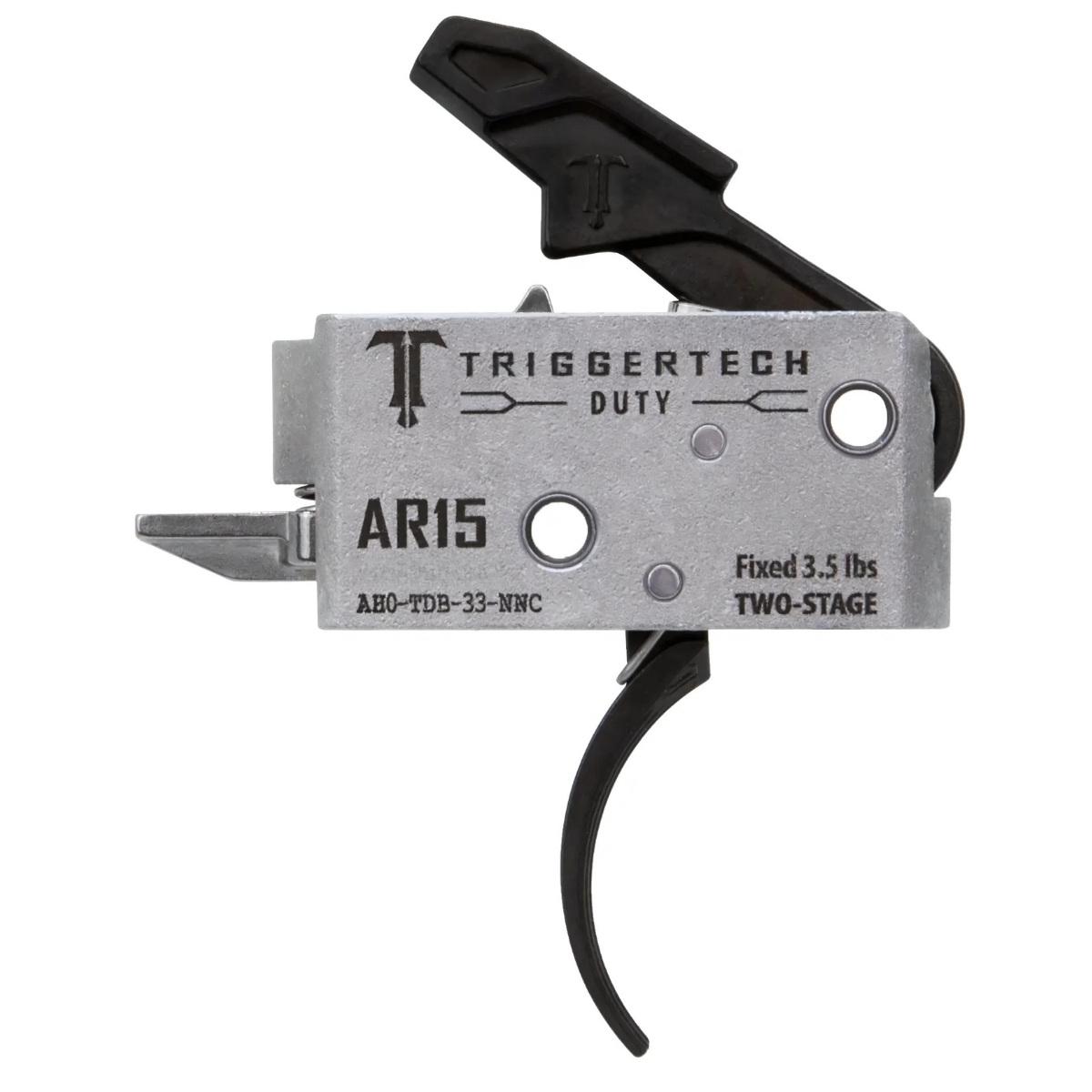 triggertech mechanizm spustowy duty do ar15 3 5lbs two stage curved ah0 tdb 33 nnc