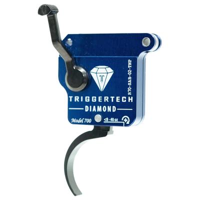 triggertech mechanizm spustowy rem700 rough diamond pro curved pvd black single stage r70 sab 02 tn