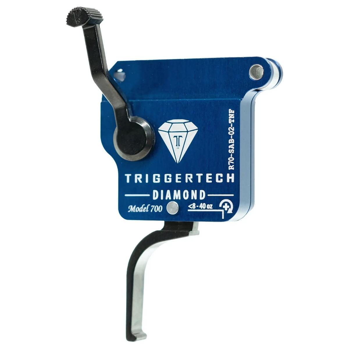 triggertech mechanizm spustowy rem700 rough diamond pro flat pvd black single stage r70 sab 02 tnf