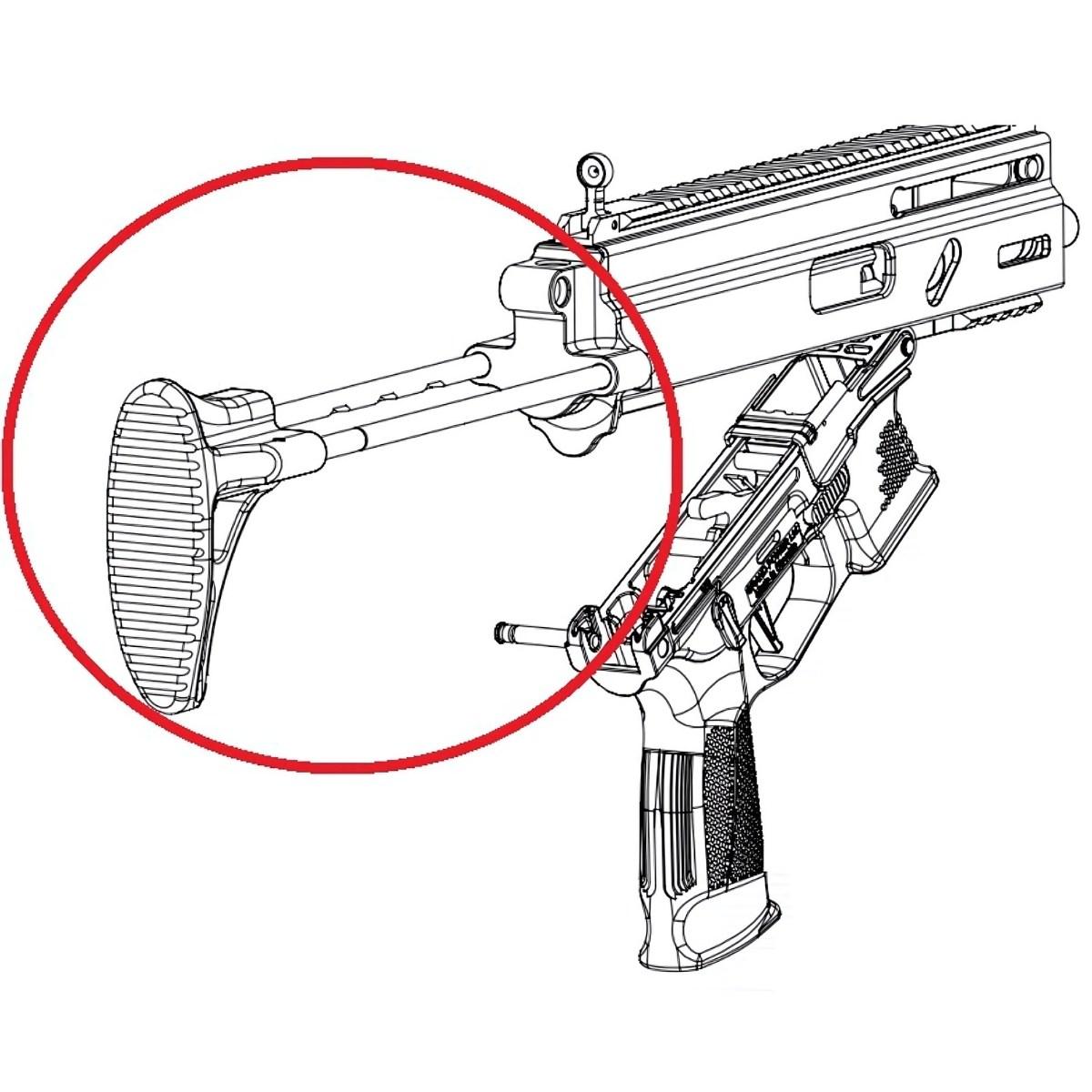 grand power kolba teleskopowa stribog collapsible stock