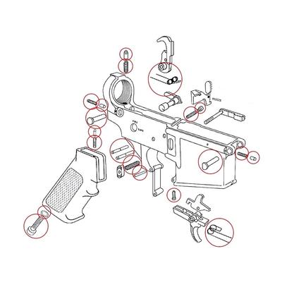 eemann tech zestaw czesci do ar 15 et 180005