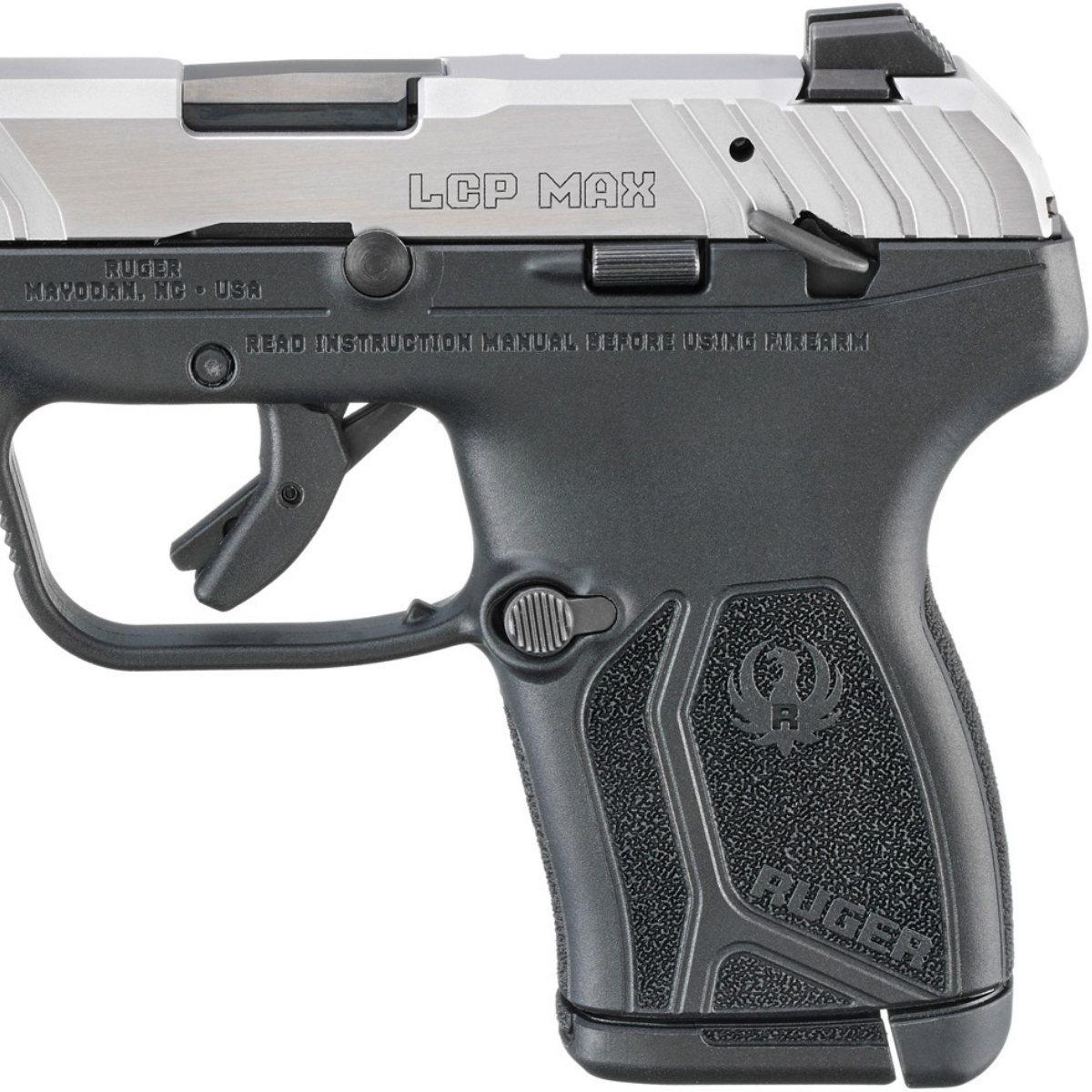 ruger lcp max manual safety black ss 13749