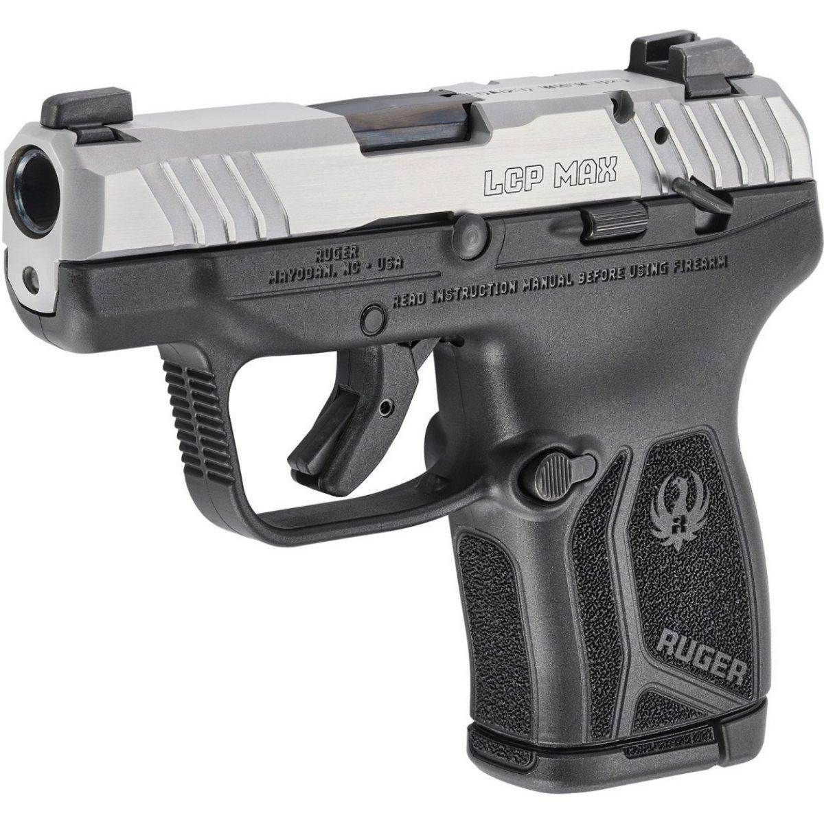 ruger lcp max manual safety indicator black ss 13754