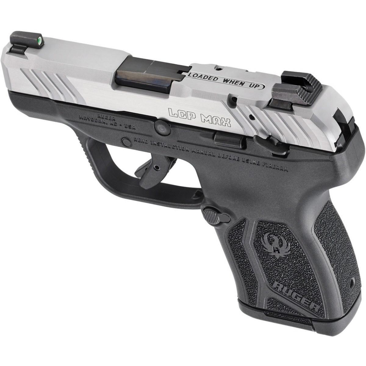 ruger lcp max manual safety indicator black ss 13754