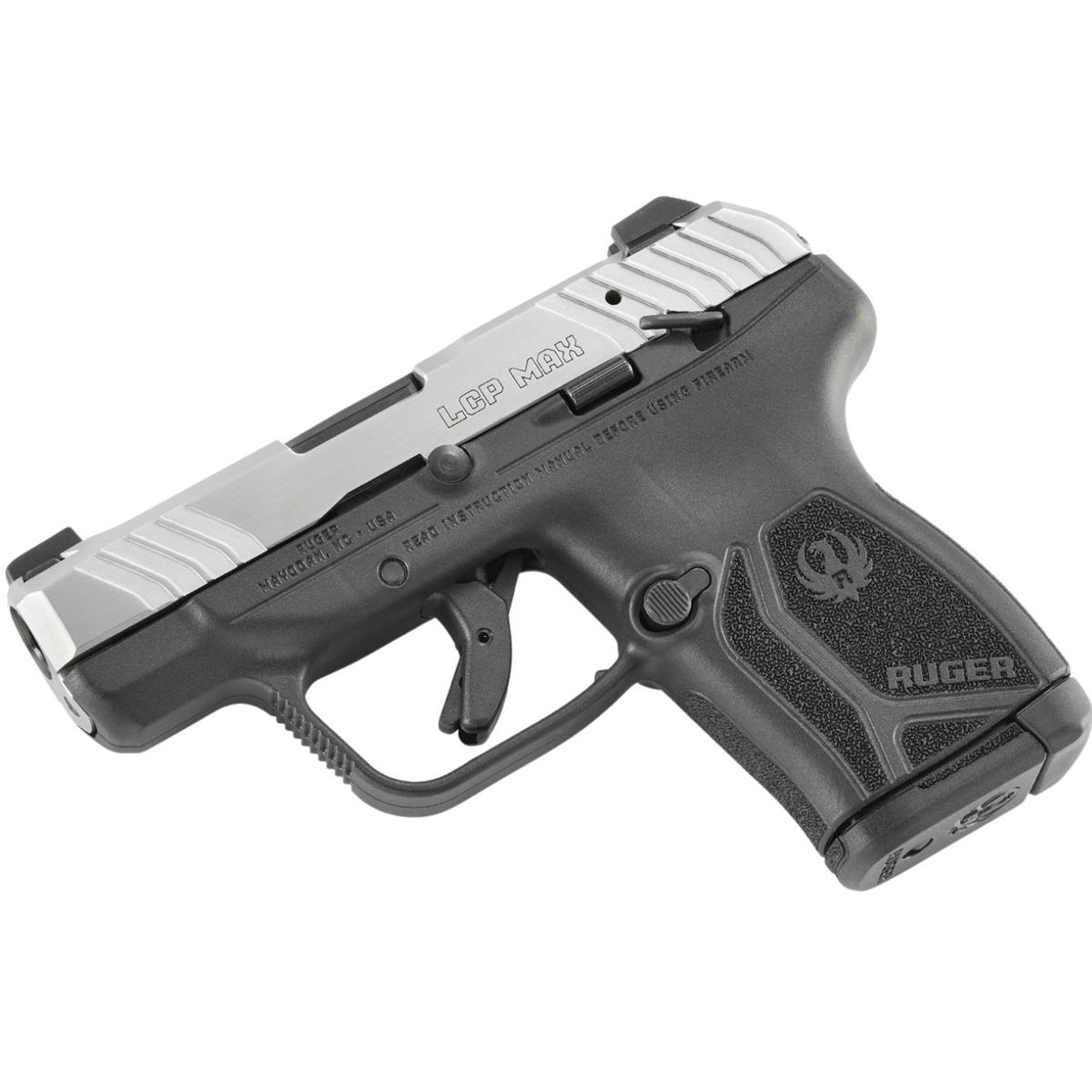 ruger lcp max manual safety indicator black ss 13754