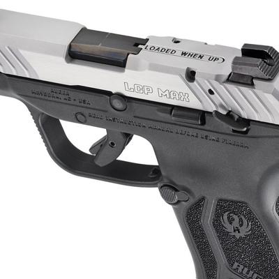 ruger lcp max manual safety indicator black ss 13754