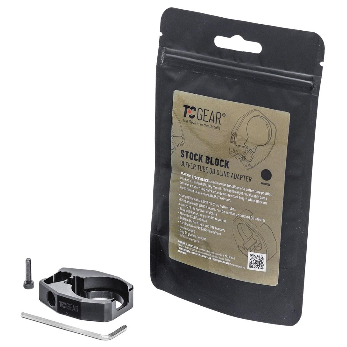 tc gear stock block czarny tc q 1 b