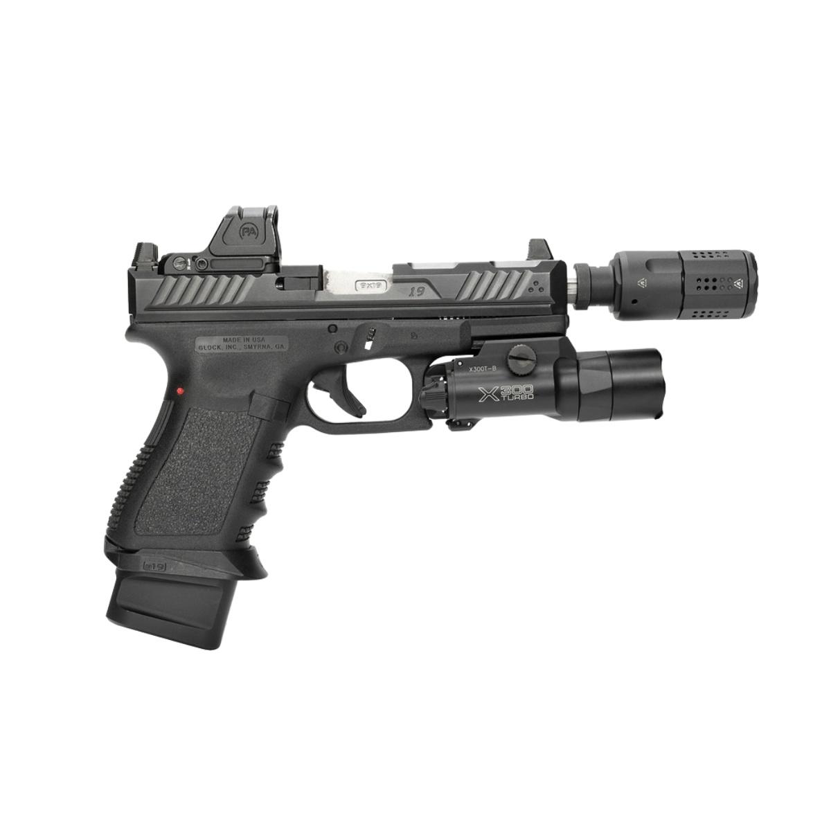 strike industries kompensator pistolet 9x19 black 1 2x28 si pistol lc bk