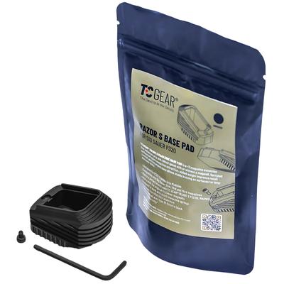 tc gear razor s base pad stopka magazynka 2 sig sauer p320 x series czarny tc r 1 b