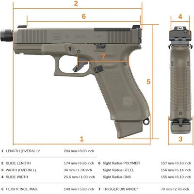 glock 45 hunter edition fs m13 5x1