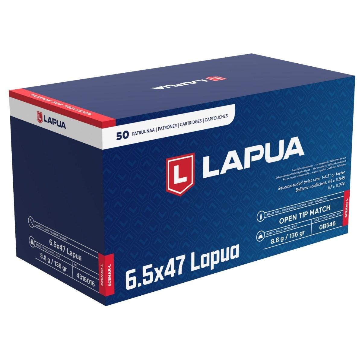 amunicja 6 5x47 lapua otm scenar l 136gr bg546 adr 1 4s un0012 op 50szt