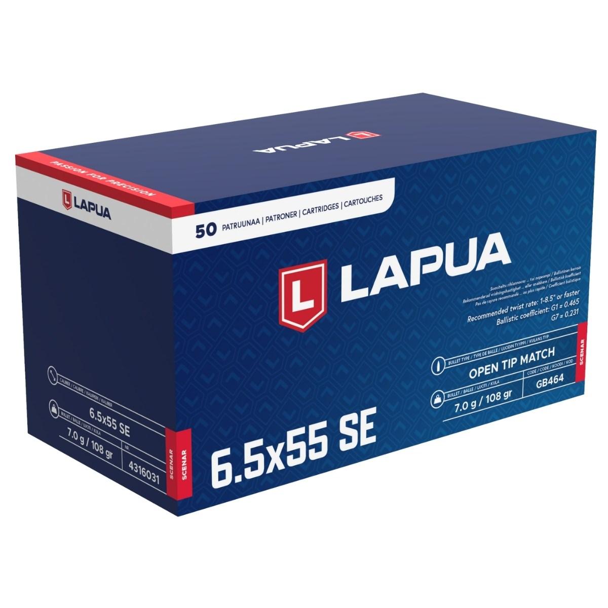 lapua se scenar 6 5x55 108gr gb464